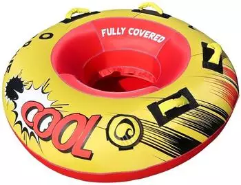 Spinera Wild Wave 1-Personen Towable Tube, aufblasbar, gelb (20242)