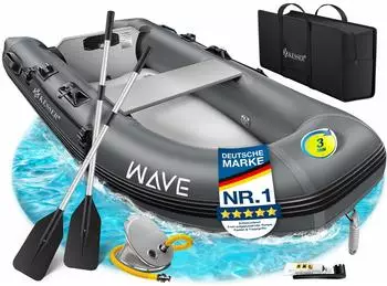 Kesser Wave aufblasbares Schlauchboot 2–4 Personen, motorisierbar, 230–380cm