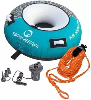 Spinera Classic 54 Towable Tube Set, 1 Person, mit Pumpe & Leine (19636-L-P)