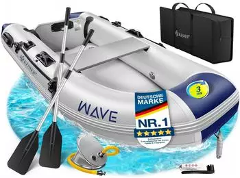 Kesser Wave Schlauchboot 230-320cm, motorisierbar, 6-teiliges Set