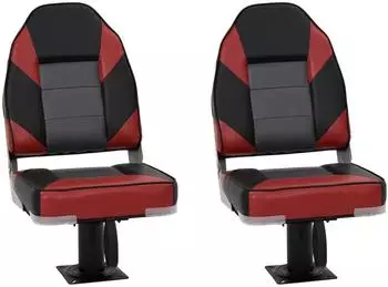 vidaXL Bootssitze mit Podest, 2 Stk., 360° drehbar (3294996)