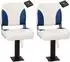 vidaXL Bootssitze mit Podest, 2 Stk., 360° drehbar (3294961)