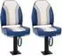 vidaXL Bootssitze mit Podest, 360° drehbar, 2 Stk. (3294973)