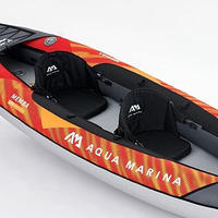 Aqua Marina Memba 390 Touring 2 Person Kayak Black Orange schwarz