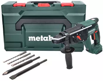 Metabo KH 18 LTX BL 24 (metaBOX + 5tlg. Bohrer/Mei&szlig;el-Set)