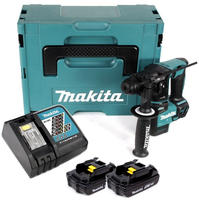 Makita DHR 171 RYJ 18V 2-stufig Brushless Akku Bohrhammer SDS Plus + 2x Akku...