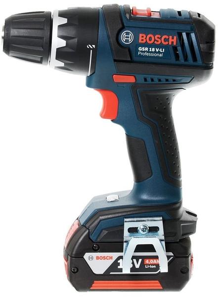 Bosch GSR 18 V-LI Professional 2 x 4,0 Ah + L-BOXX (0 601 866 10H)