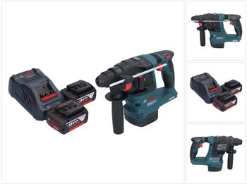 Bosch Professional GBH 18V-22 (2x 5,0 Ah + Ladeger&auml;t)