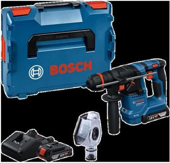 Bosch Sds+ Hammer Gbh 18V-18 X 2X2.0Ah 1.5J Onechuck + Absaugung Gde 24 Lb