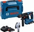 Bosch Sds+ Hammer Gbh 18V-18 X 2X2.0Ah 1.5J Onechuck + Absaugung Gde 24 Lb