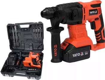 Yato Bohrhammer SDS-plus Li-Ion 3,0 Ah Akku 18V