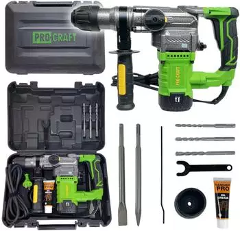 PROCRAFT BH1300 kombinierter Bohr- und Meißelhammer