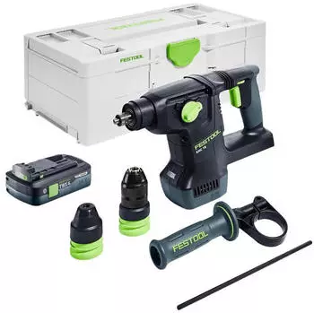Festool KHC 18 EB-Basic Akku-Kombihammer 18V 2,6J SDS-Plus Brushless, 4,0Ah + Systainer (KHC 18 EB-Basic)
