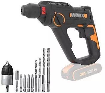 Worx WX391.9 mit Zubeh&ouml;r ohne Akku