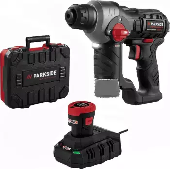 Parkside Akku-Bohrhammer PBHAP 12 Akku 2,0 Ah und Ladeger&auml;t