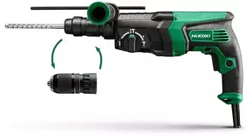 Hikoki Bohr- und Mei&szlig;elhammer SDS-plus 830W, 2,9J, 13mm (DH26PMCW1Z)