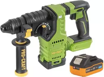 PROCRAFT PHA30bb Akku-Bohrhammer 20V 2,8J SDS plus Brushless, 4,0Ah (PHA30bb)