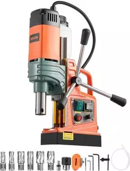 VEVOR Magnetbohrmaschine 1450W, 50mm Kernbohrdurchmesser, 13000N (8880E)