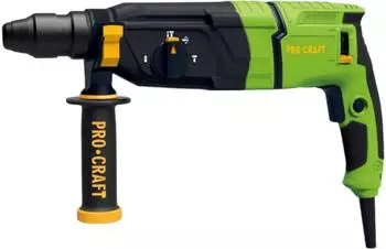 PROCRAFT BH1100DFR Kombihammer 900W 3,2J SDS plus mit Koffer (BH1100DFR)