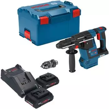 Bosch GBH 18V-26 F Akku-Bohrhammer 18V 2,6J SDS plus, 2x ProCORE 4,0Ah + L-Boxx (GBH 18V-26 F)