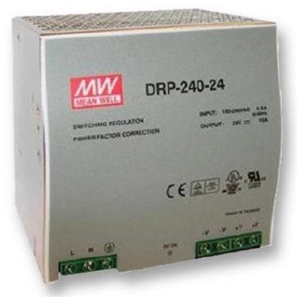 Korenix DRP-240-24 INPUT:85-264VAC, 120-370VDC, OUTPUT: 24VDC/10A (DRP-240-24)