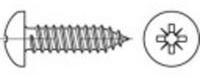 TOOLCRAFT TO-5377365 Linsenblechschrauben 38mm Kreuzschlitz Phillips ISO 7049 Edelstahl A4 250St.