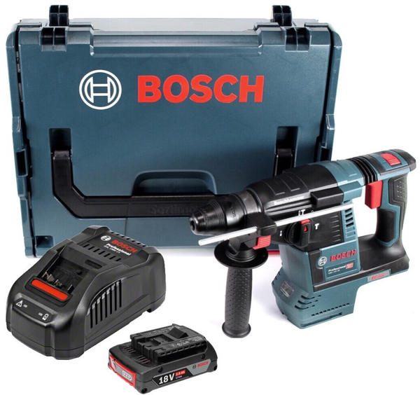 Bosch GBH 18V-26 Professional (1 x 2Ah Akku + Ladegerät + L-Boxx)