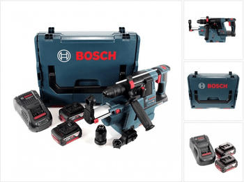Bosch GBH 18V-26 F Professional (2 x 5,0 Ah + Akku Staubabsaugung + Ladeger&auml;t) im Koffer