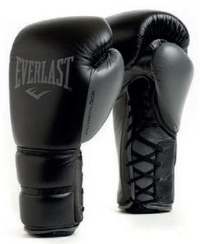 Everlast Powerlock 2 Pro Lace Training Gloves Schwarz 12 Oz