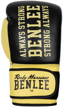 BenLee Hardwood Leather Boxing Gloves Gelb,Schwarz 16 Oz
