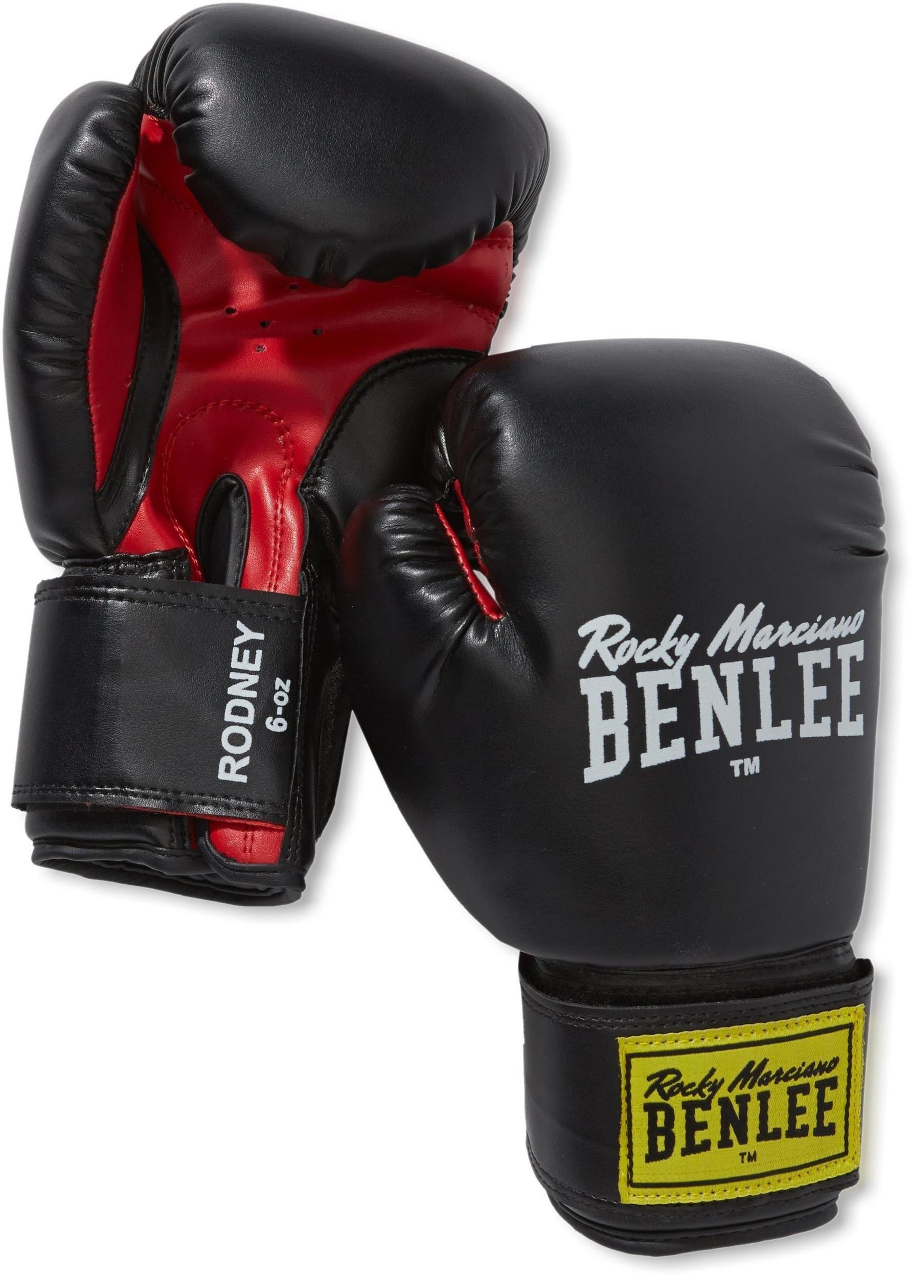 oz schwarz/rot Rocky 3.3/5 Boxhandschuhe Rodney BENLEE 12 Erfahrungen Sternen Marciano