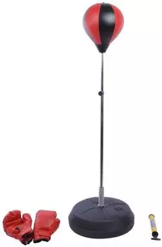 HomCom Punchingball Standboxsack mit Boxhandschuhen und Pumpe