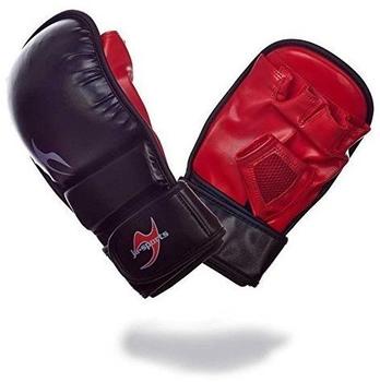 JU-SPORTS Freefight Handschuhe MMA Allround, Schwarz/Rot, M, 6235002