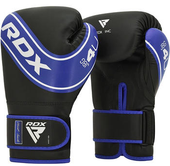 DRX Sports Junior Artificial Leather Boxing Gloves Schwarz 4 Oz