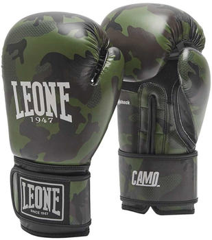 Leone Sport Camo Combat Gloves Grün 14 Oz