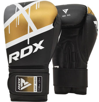 DRX Sports Bgr 7 Artificial Leather Boxing Gloves Schwarz 16 Oz