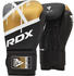DRX Sports Bgr 7 Artificial Leather Boxing Gloves Schwarz 10 Oz