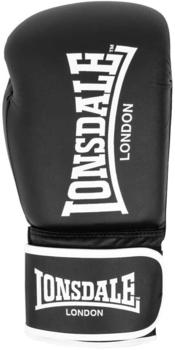 Lonsdale Ashdon Artificial Leather Boxing Gloves Schwarz 8 Oz