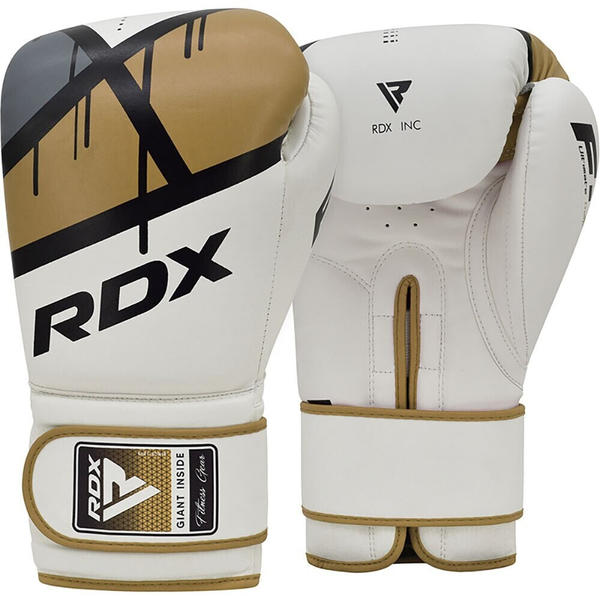 DRX Sports Bgr 7 Artificial Leather Boxing Gloves Weiß 8 Oz