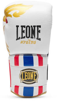 Leone Sport Thai Style Artificial Leather Boxing Gloves Weiß 14 Oz