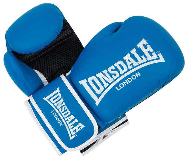 Lonsdale Ashdon Artificial Leather Boxing Gloves Blau 14 Oz