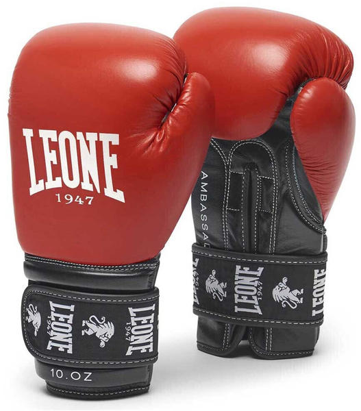Leone Sport Ambassador Combat Gloves Rot 10 Oz