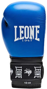 Leone Sport Ambassador Combat Gloves Blau,Schwarz 10 Oz