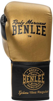 BenLee Typhoon Leather Boxing Gloves Golden 10 Oz L