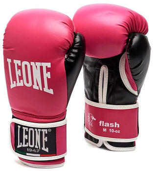 Leone Sport Flash Combat Gloves Rosa 6 Oz