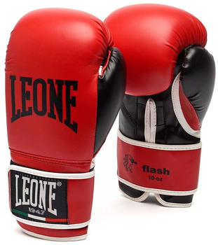 Leone Sport Flash Combat Gloves Rot 10 Oz