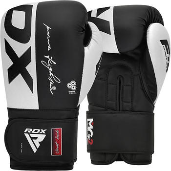 DRX Sports Rex F4 Artificial Leather Boxing Gloves Weiß,Schwarz 16 Oz
