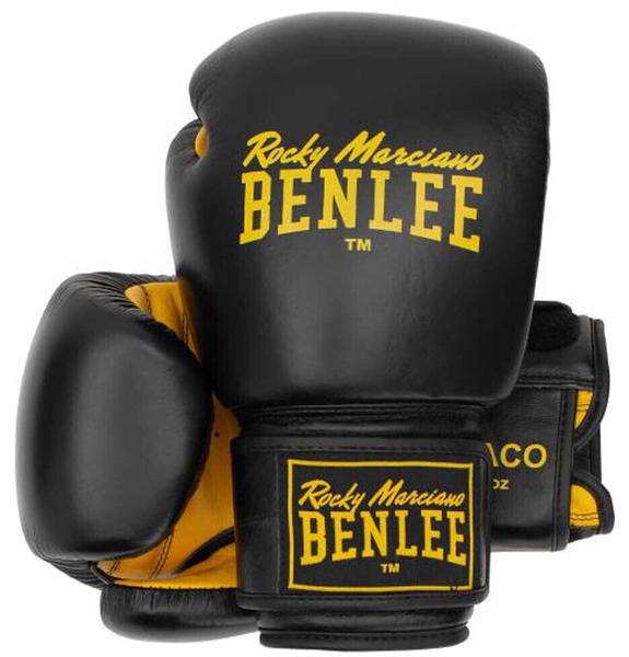 BenLee Draco Leather Boxing Gloves Schwarz 16 Oz