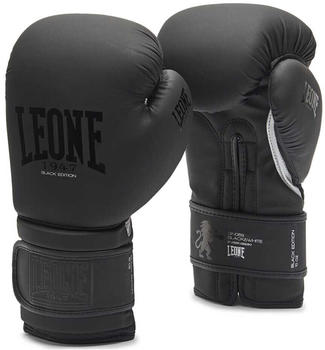 Leone Sport Black Edition Combat Gloves Schwarz 14 Oz