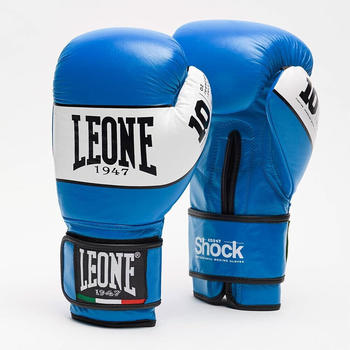 Leone Sport Shock Combat Gloves Blau 16 Oz